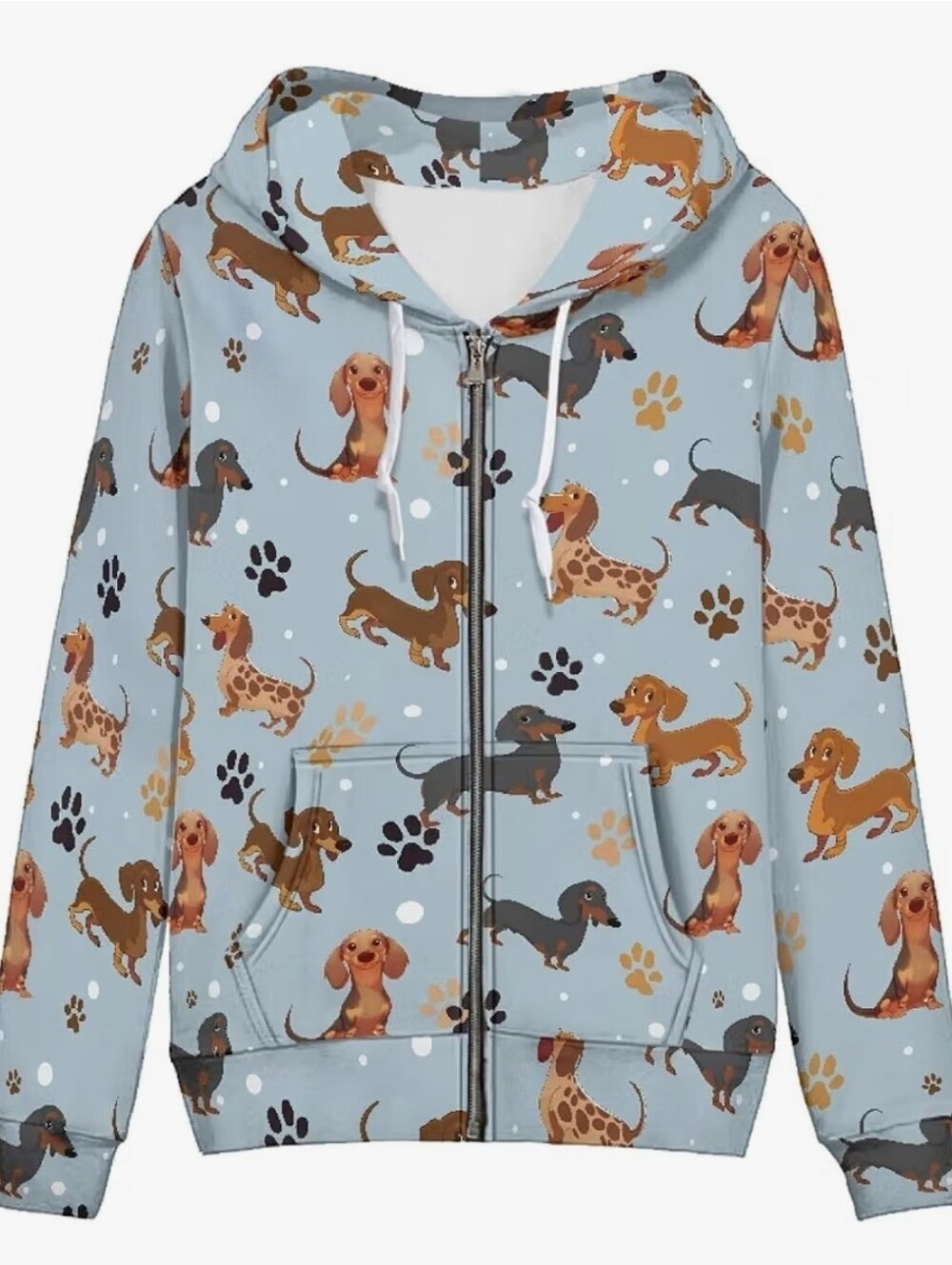 Animal Texture Monet Art Sport Sweatshirt Ladies